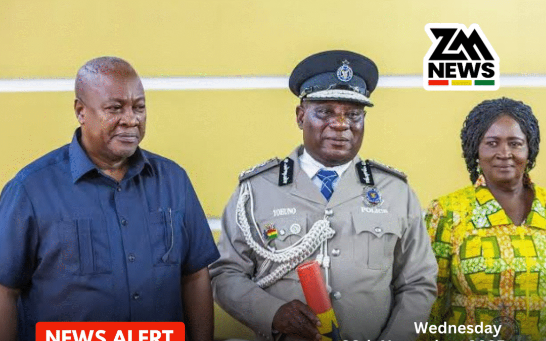 President Mahama Approves Two‑Year Extension for IGP Yohuno, Extending Tenure to 2027