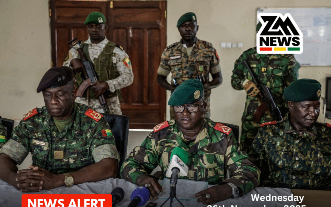 BREAKING NEWS: Military Seizes Power in Guinea-Bissau, Announces Takeover on State TV