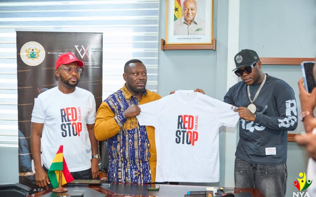 Medikal Named Ambassador for National Youth Authority ‘Red Means Stop’ Anti-Drug Campaign