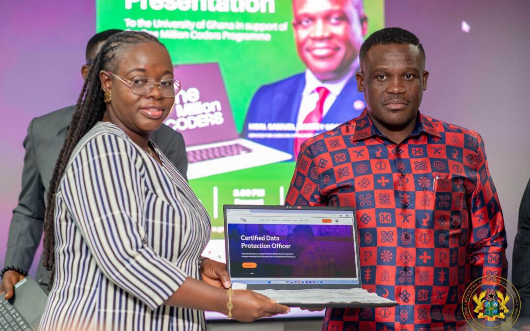 Government Hands Over 2,000 Laptops to University of Ghana to Boost One Million Coders Programme